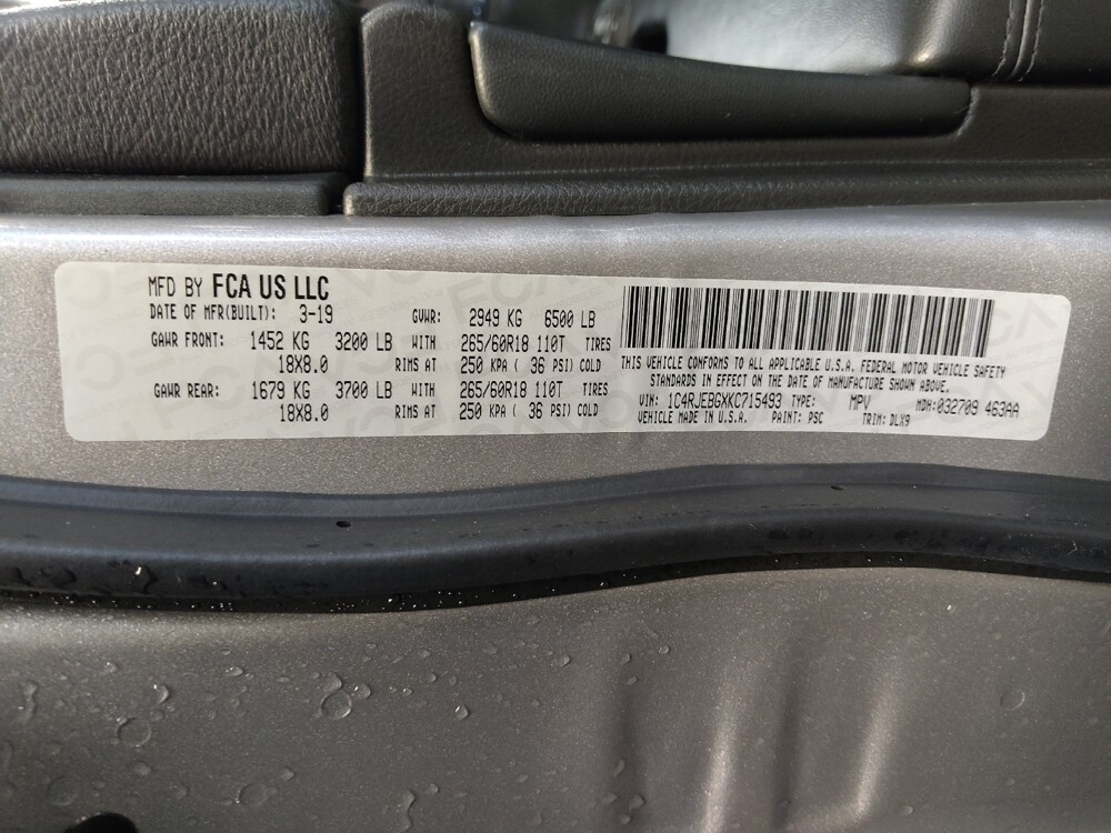 2019 Jeep Grand Cherokee in Bradenton, FL 34207 - 18138920 33