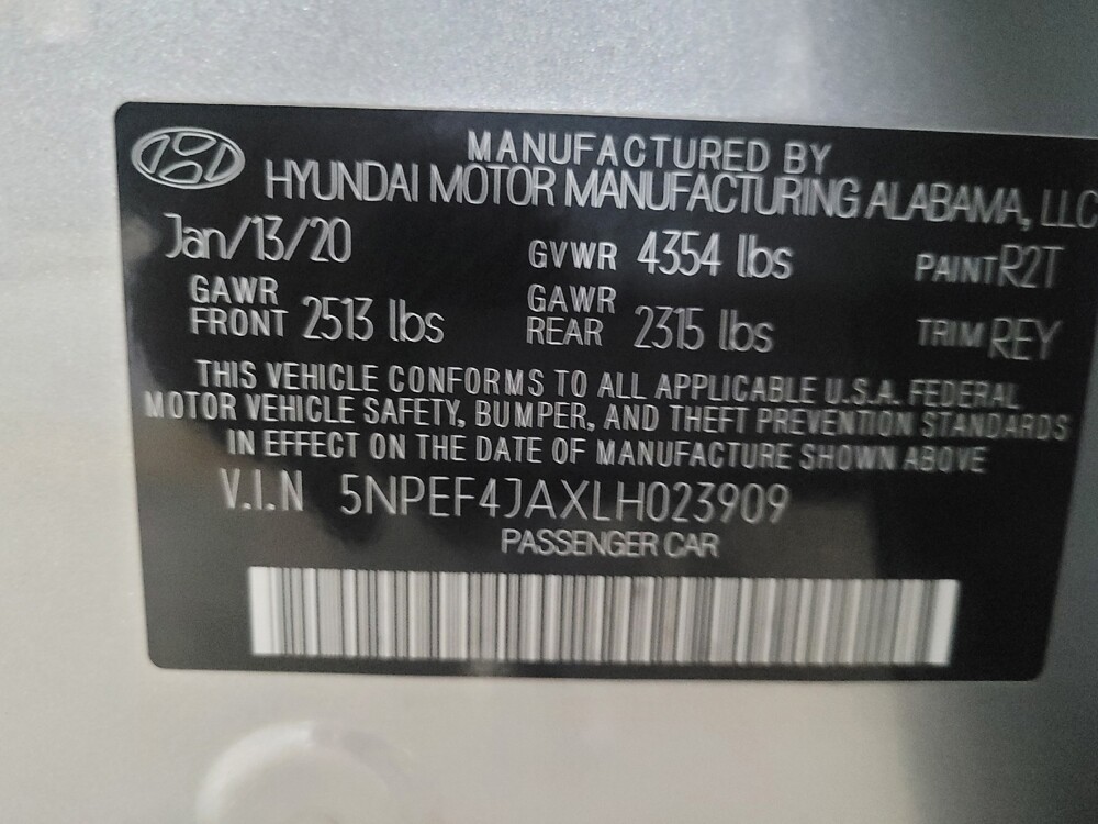 2020 Hyundai Sonata in Morrow, GA 30260 - 18138935 33