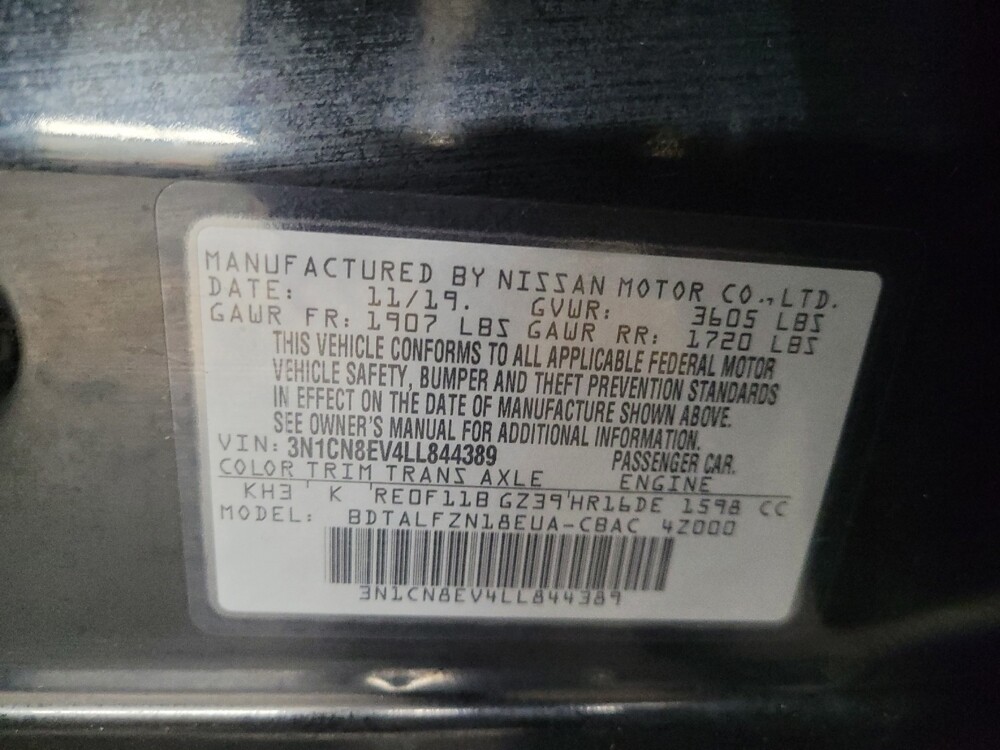 2020 Nissan Versa in Conyers, GA 30094 - 18138974 33