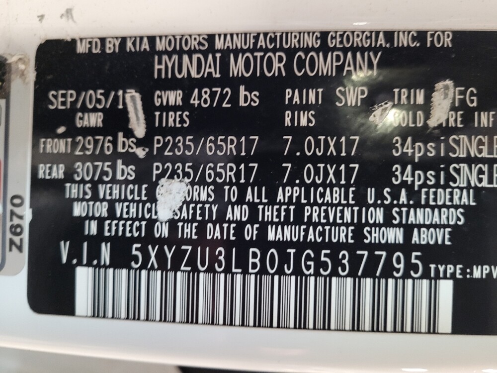 2018 Hyundai Santa Fe in Downey, CA 90241 - 18139078 33