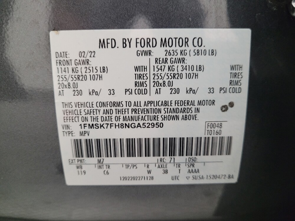 2022 Ford Explorer in Fresno, CA 93726 - 18139081 33