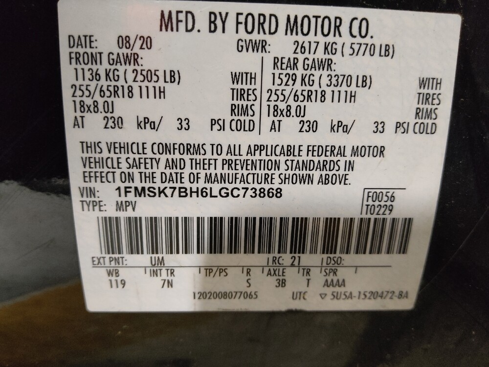 2020 Ford Explorer in Macon, GA 31210 - 18139086 33