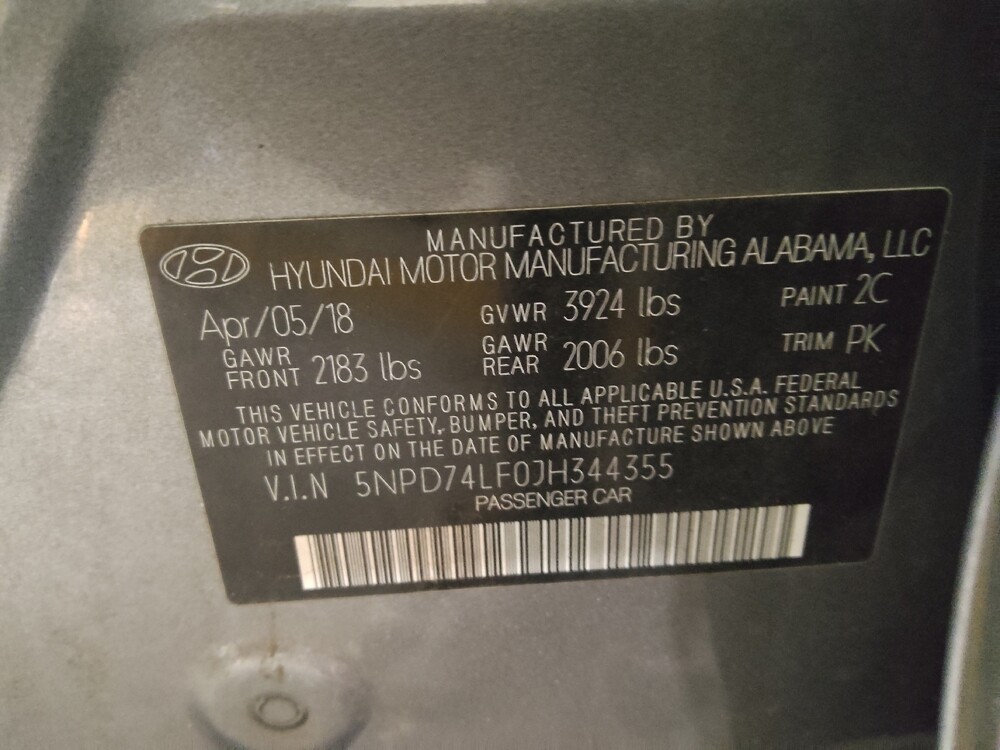 2018 Hyundai Elantra in Union City, GA 30291 - 18139091 33