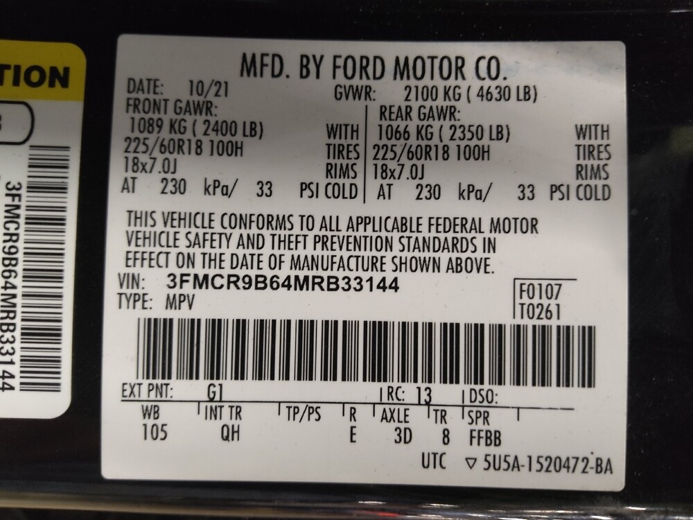 2021 Ford Bronco Sport in Fort Worth, TX 76116 - 18139097 33