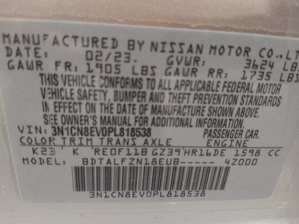 2023 Nissan Versa in Fort Worth, TX 76116 - 18139101 33