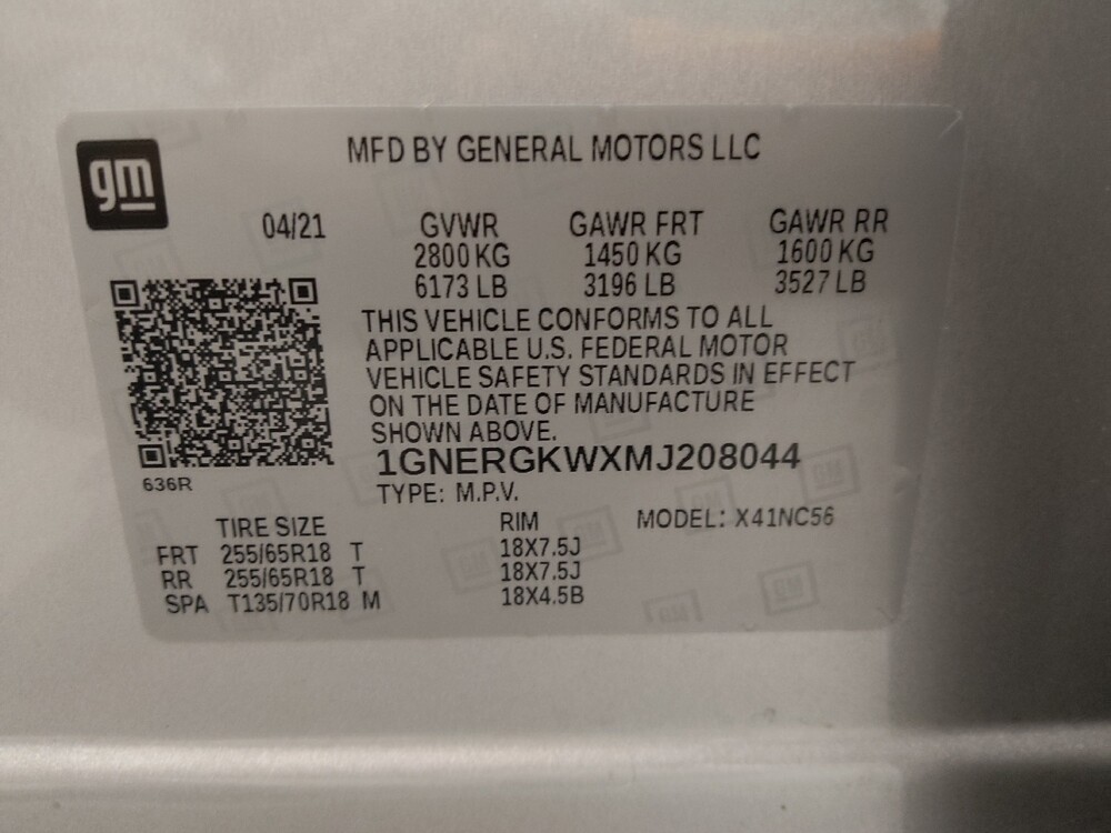 2021 Chevrolet Traverse in Independence, MO 64055 - 18139164 33