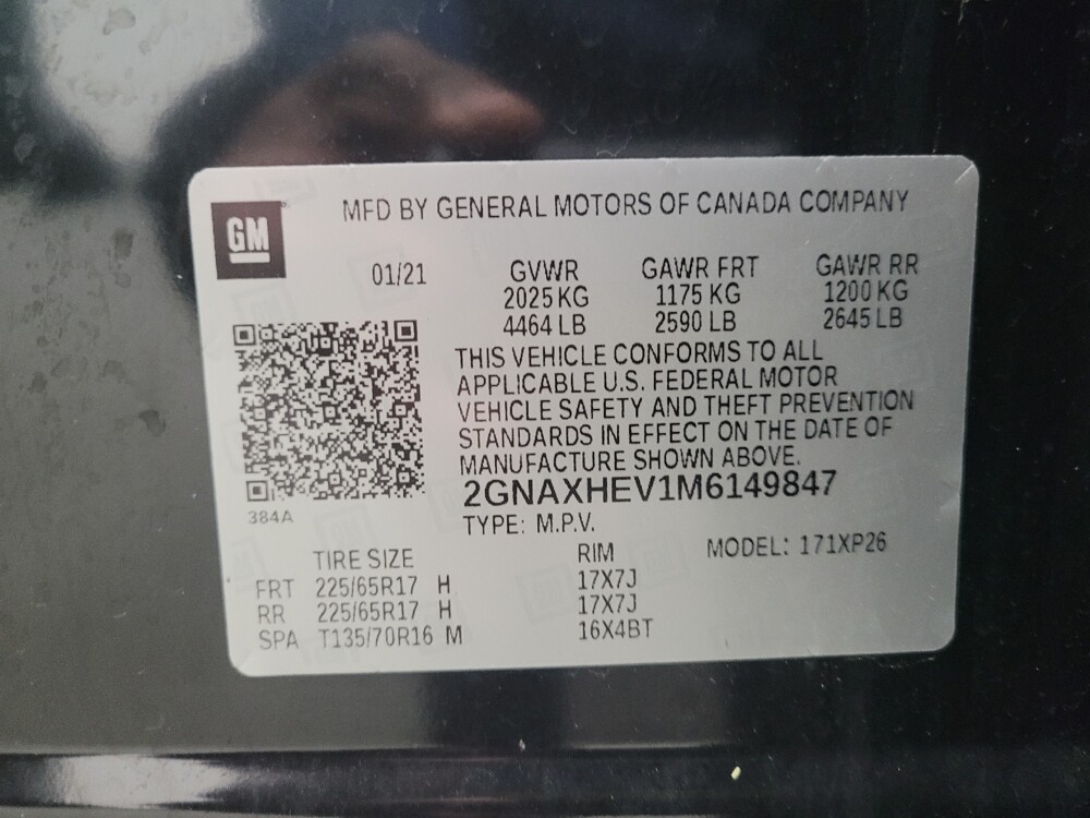 2021 Chevrolet Equinox in Maple Heights, OH 44137 - 18139178 33