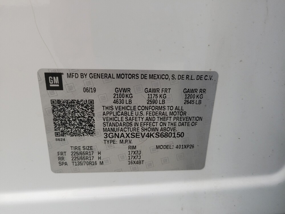 2019 Chevrolet Equinox in Maple Heights, OH 44137 - 18139181 33