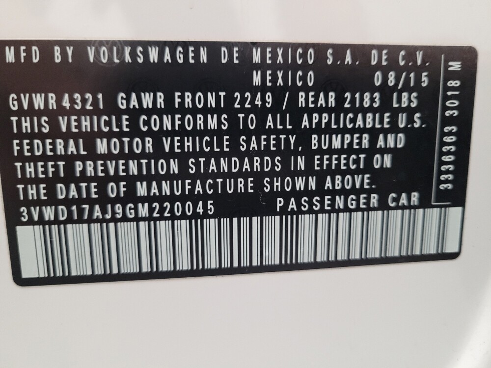 2016 Volkswagen Jetta in Fresno, CA 93726 - 18139185 33