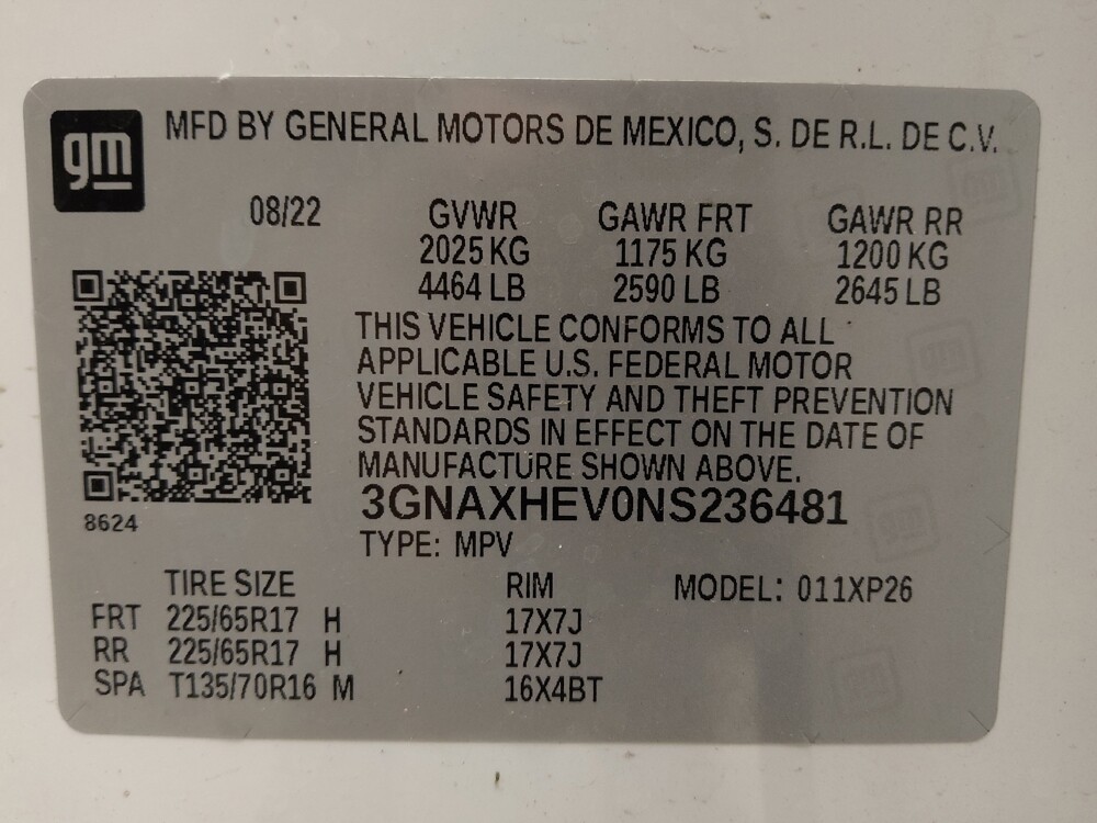 2022 Chevrolet Equinox in Lakewood, CO 80215 - 18139192 33