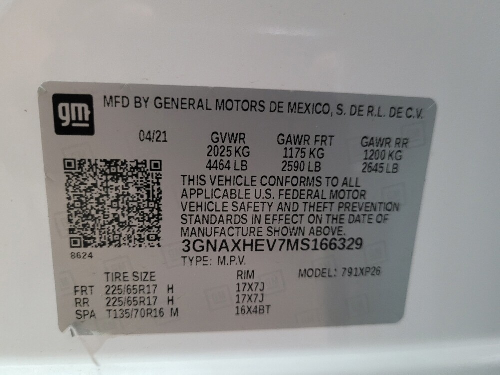 2021 Chevrolet Equinox in New Castle, DE 19720 - 18139209 33