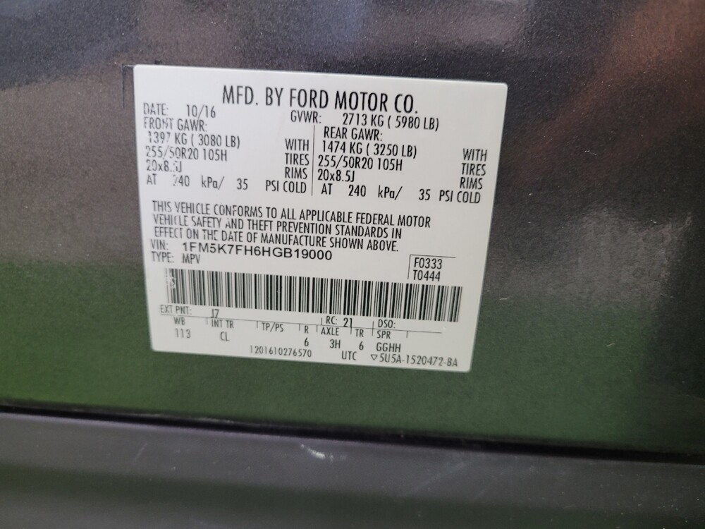2017 Ford Explorer in Maple Heights, OH 44137 - 18139274 33