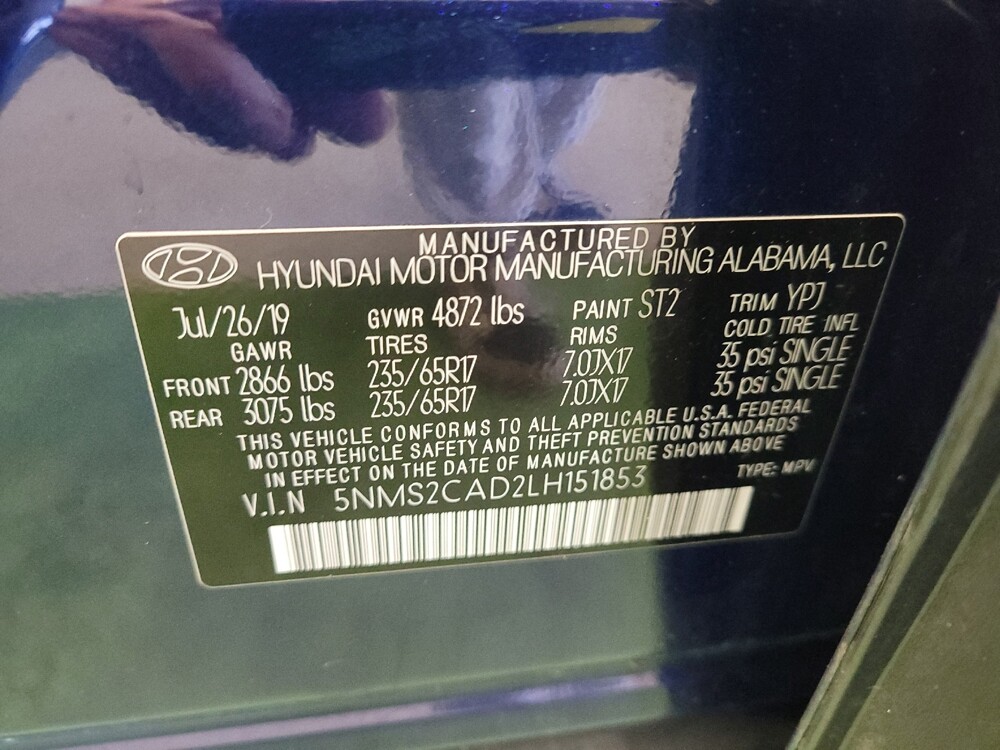 2020 Hyundai Santa Fe in Louisville, KY 40258 - 18139285 33