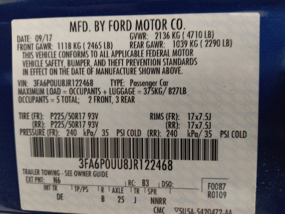 2018 Ford Fusion in Denver, CO 80012 - 18139291 33