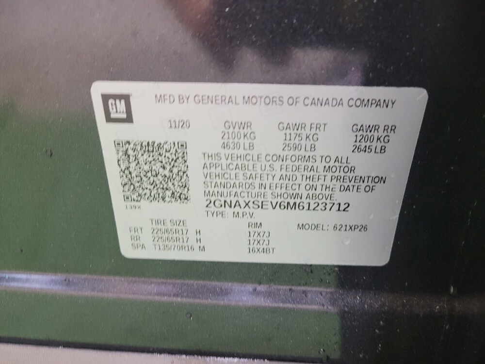 2021 Chevrolet Equinox in Columbus, OH 43228 - 18139293 33
