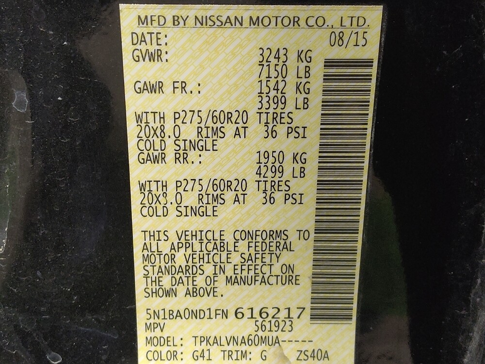 2015 Nissan Armada in Houston, TX 77034 - 18139302 33