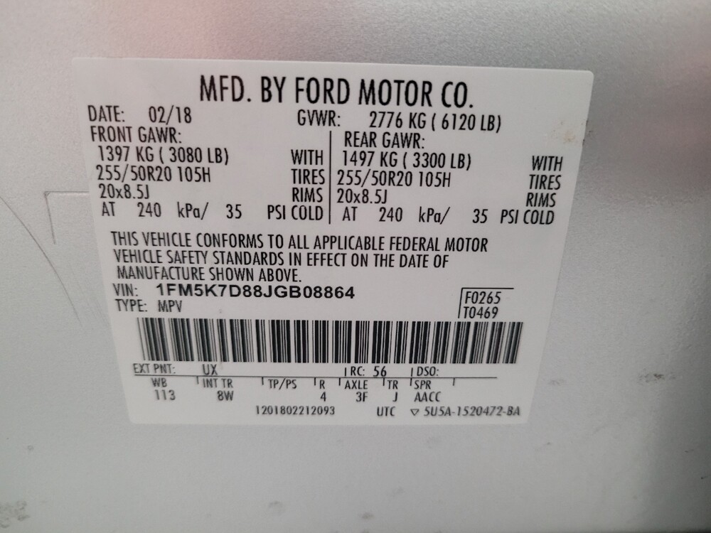 2018 Ford Explorer in Riverside, CA 92504 - 18139361 33