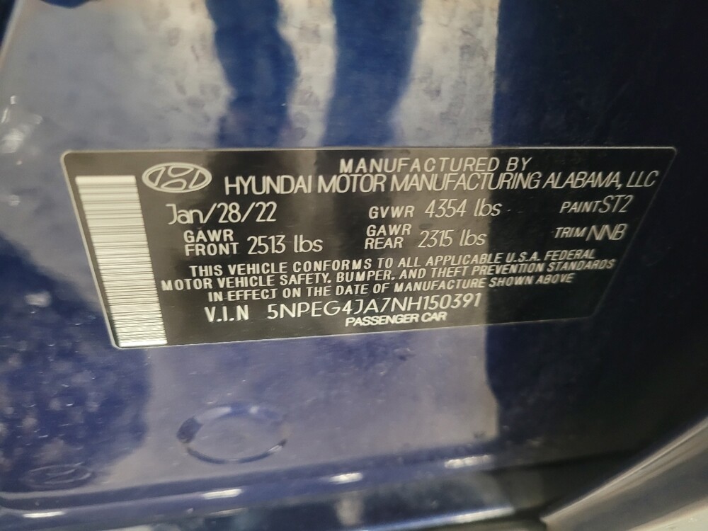 2022 Hyundai Sonata in Union City, GA 30291 - 18139369 33
