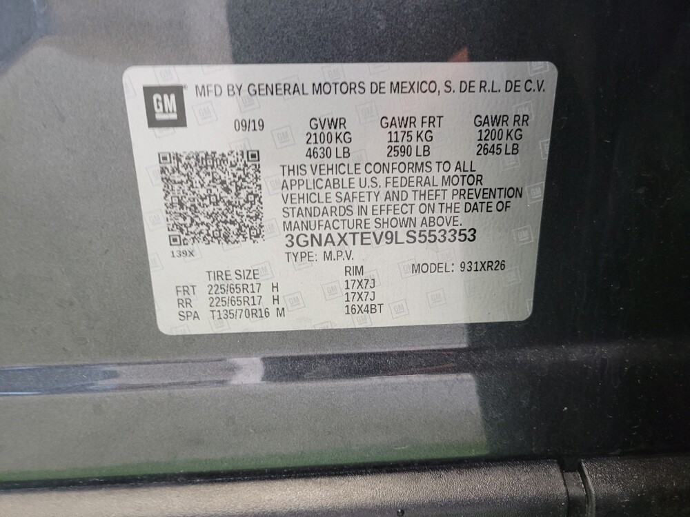 2020 Chevrolet Equinox in Fairfield, OH 45014 - 18139376 33