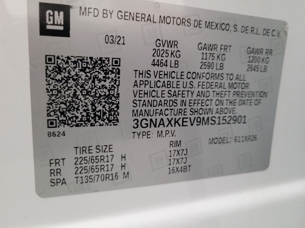 2021 Chevrolet Equinox in Montclair, CA 91763 - 18139377 33