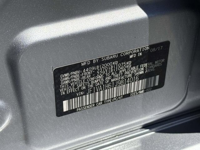 2018 Subaru WRX in Winchester, VA 22602 - 18139381 32