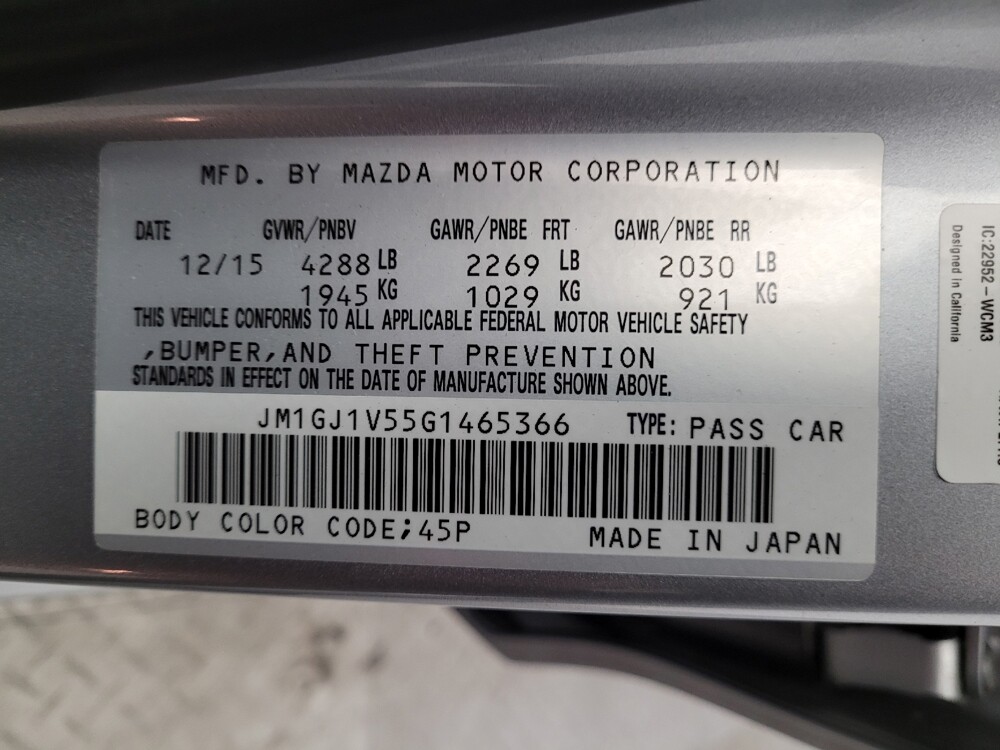 2016 Mazda MAZDA6 in Montclair, CA 91763 - 18139425 33