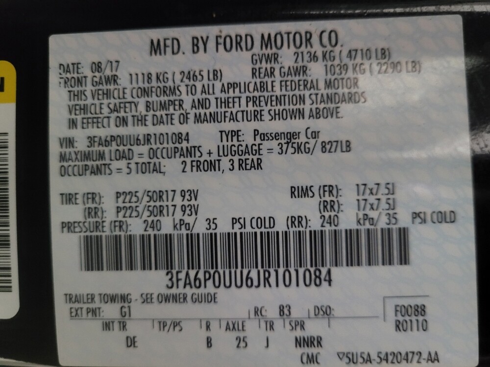 2018 Ford Fusion in Marietta, GA 30062 - 18139451 33