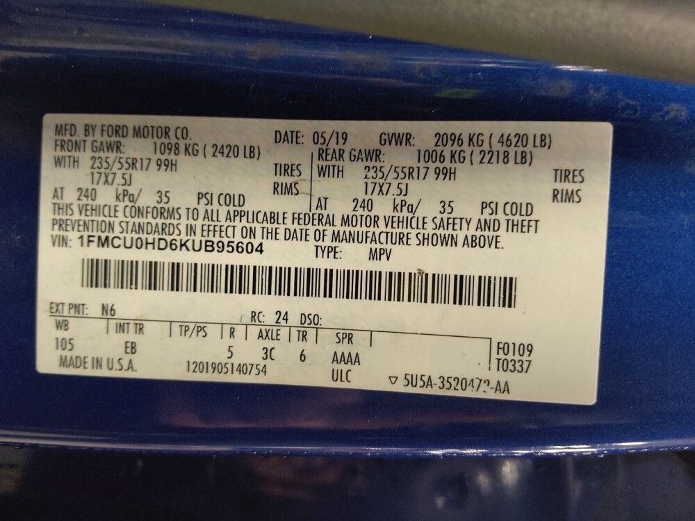 2019 Ford Escape in Morrow, GA 30260 - 18139487 33