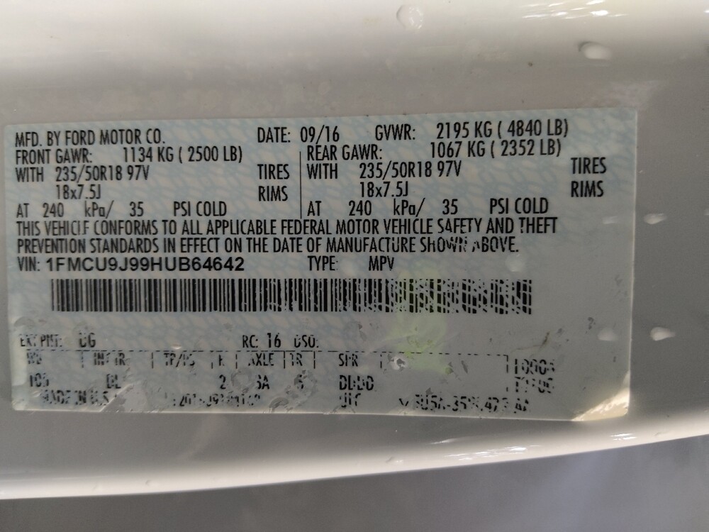 2017 Ford Escape in Clearwater, FL 33764 - 18139491 33