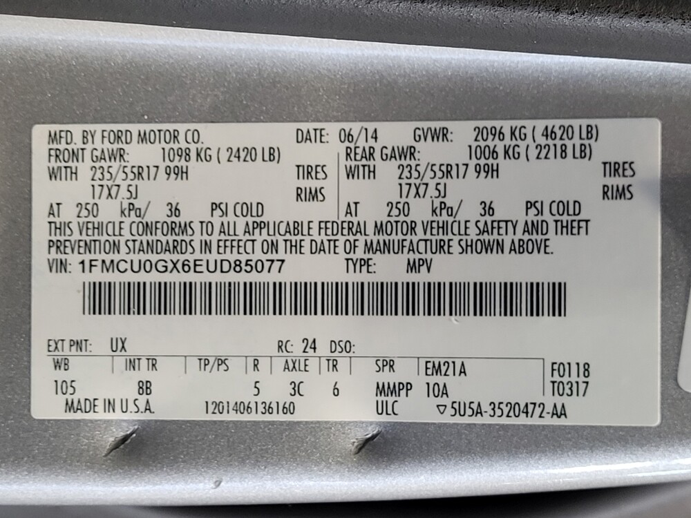 2014 Ford Escape in Savannah, GA 31419 - 18139520 33
