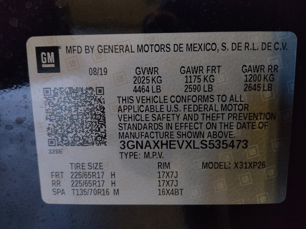 2020 Chevrolet Equinox in Savannah, GA 31419 - 18139531 33