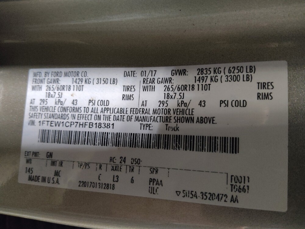 2017 Ford F150 in Savannah, GA 31419 - 18139534 33