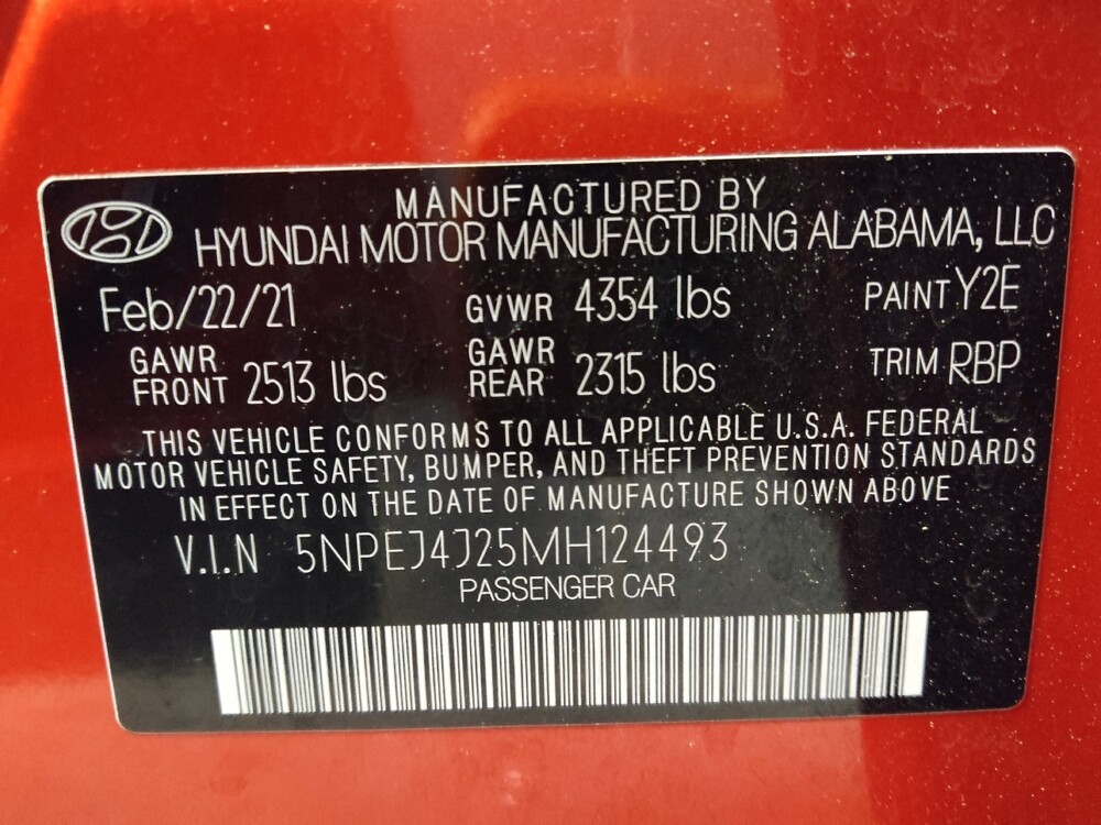 2021 Hyundai Sonata in Conway, SC 29526 - 18139559 33