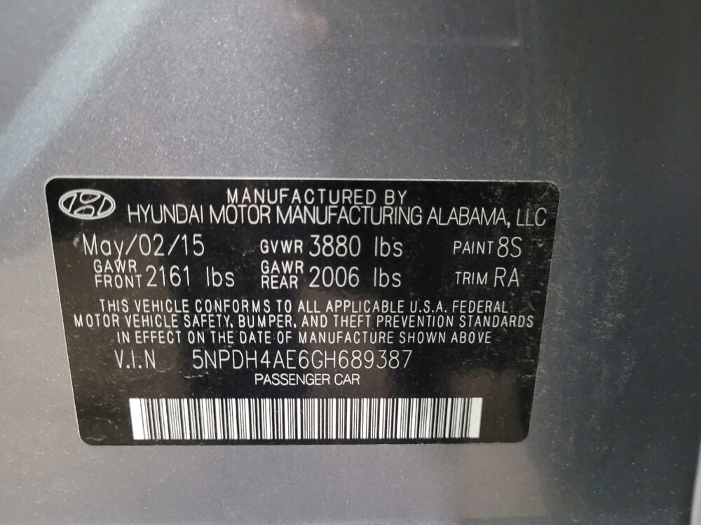 2016 Hyundai Elantra in Glen Burnie, MD 21061 - 18139624 33