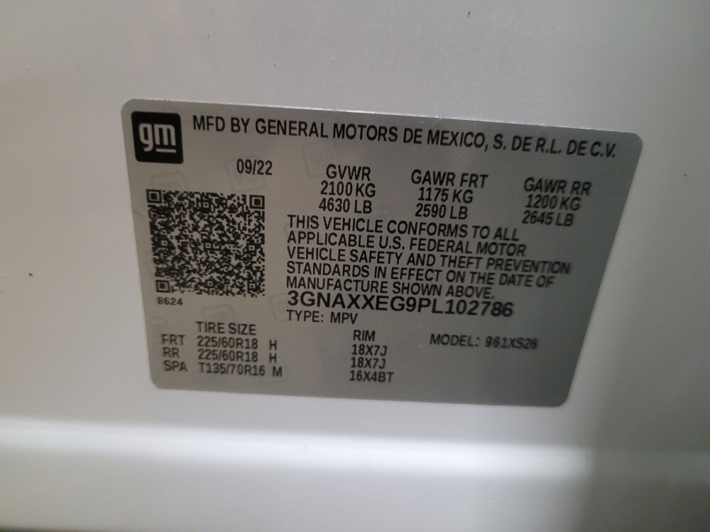 2023 Chevrolet Equinox in Glen Burnie, MD 21061 - 18139629 33