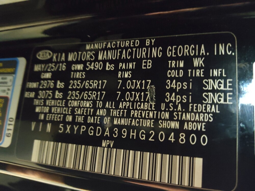 2017 Kia Sorento in Salem, VA 24153 - 18139647 33
