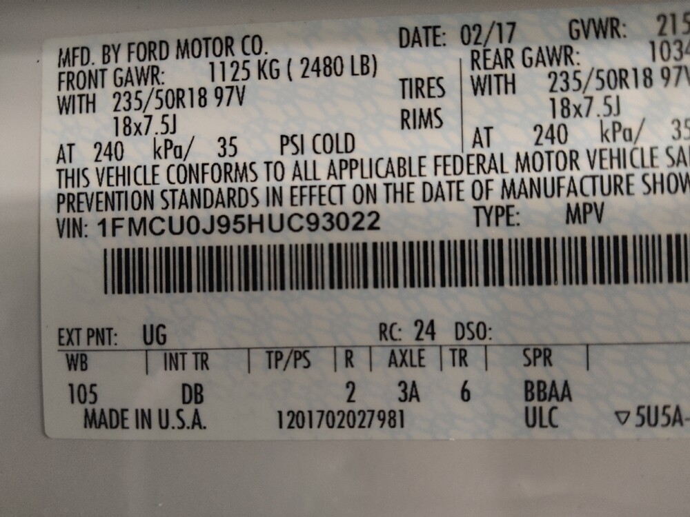 2017 Ford Escape in Morrow, GA 30260 - 18139660 33