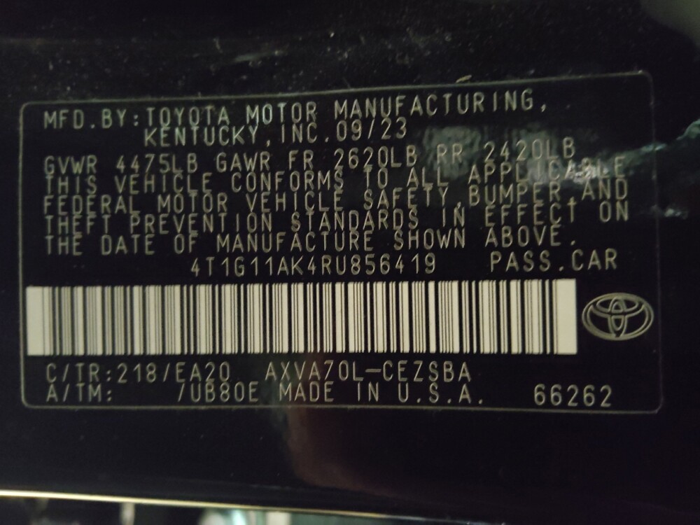 2024 Toyota Camry in Ocala, FL 34471 - 18139665 33