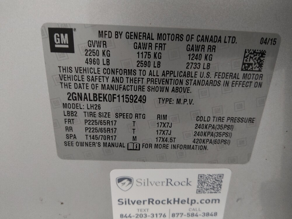 2015 Chevrolet Equinox in St. Louis, MO 63136 - 18139705 33