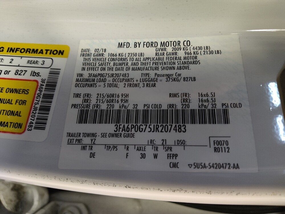 2018 Ford Fusion in Charlotte, NC 28213 - 18139714 33