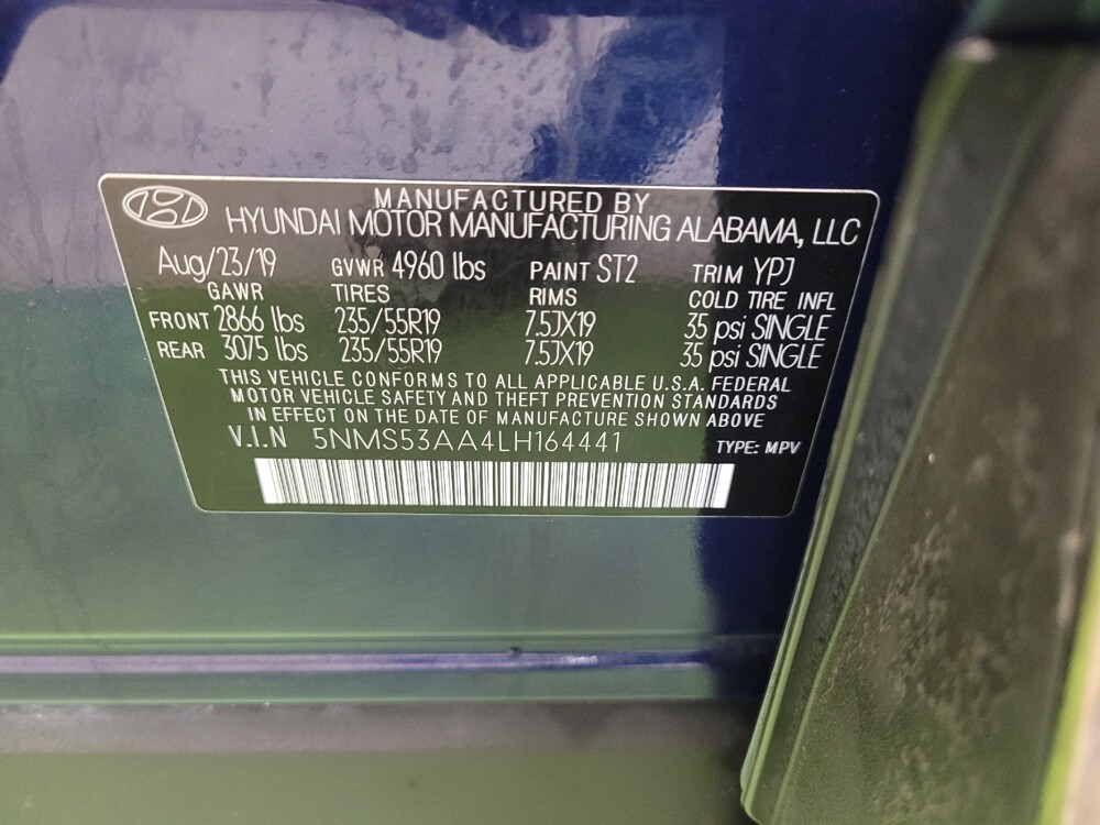 2020 Hyundai Santa Fe in Lexington, KY 40509 - 18139720 33