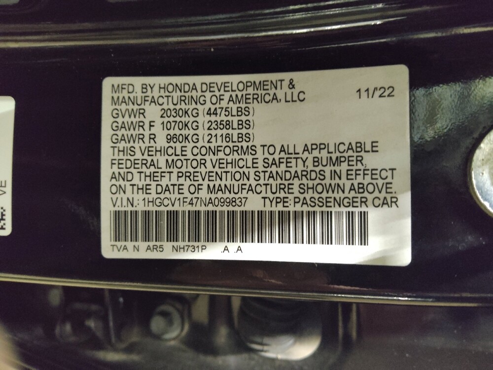 2022 Honda Accord in Lubbock, TX 79424 - 18139740 33