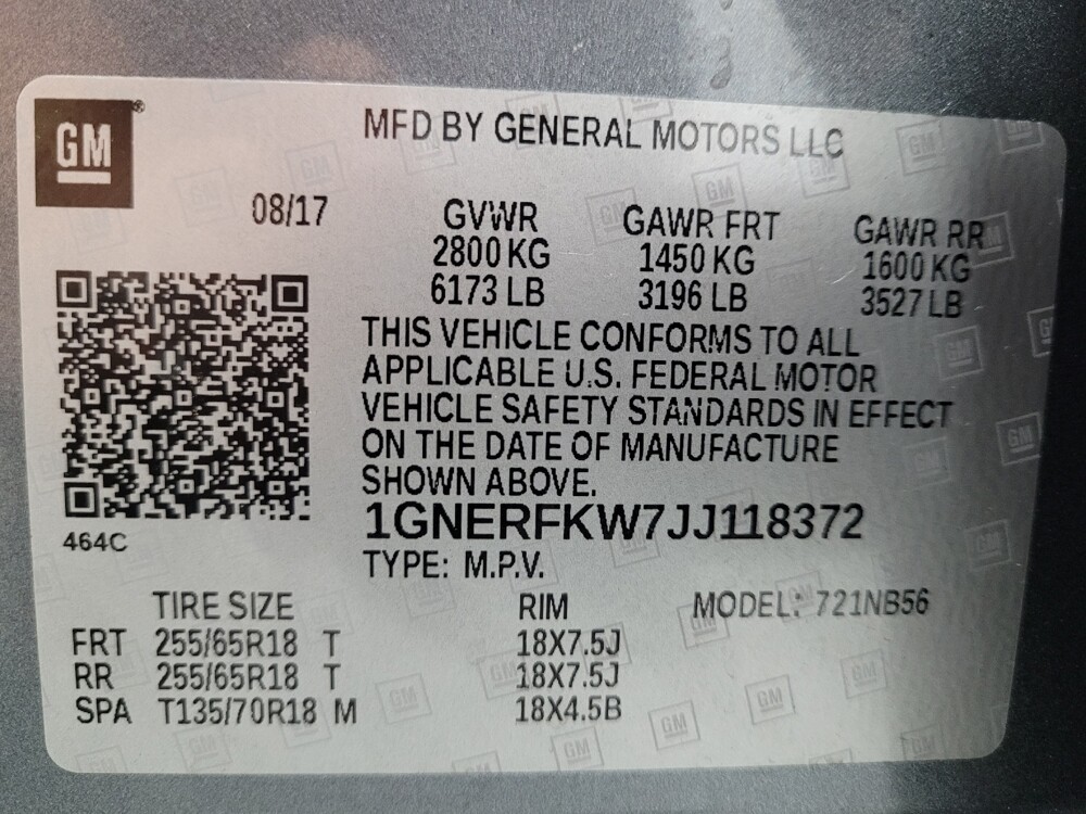 2018 Chevrolet Traverse in Reno, NV 89502 - 18139744 33