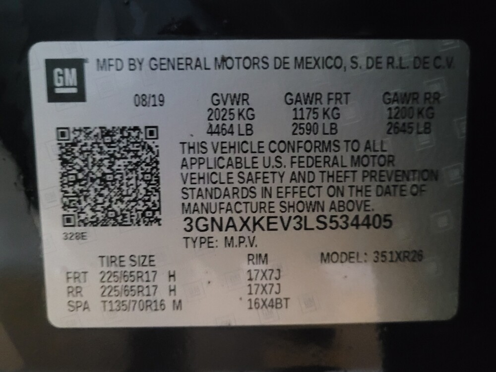 2020 Chevrolet Equinox in Birmingham, AL 35215 - 18139845 33