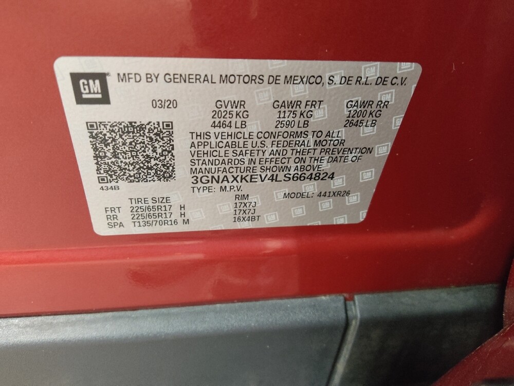 2020 Chevrolet Equinox in Birmingham, AL 35215 - 18139863 33