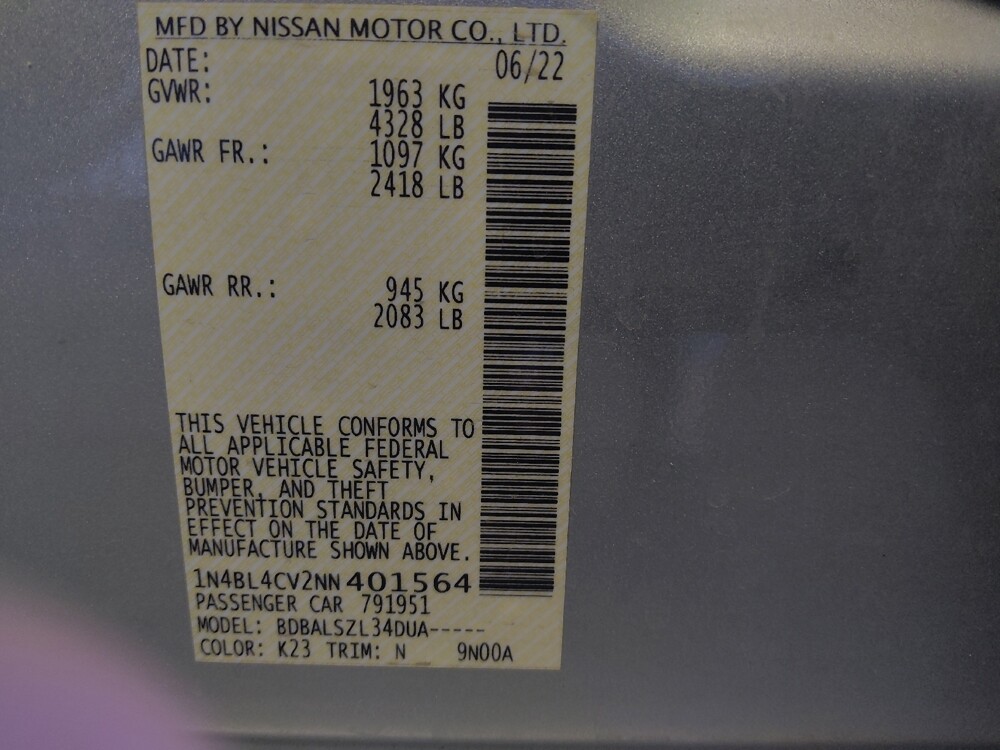 2022 Nissan Altima in Albuquerque, NM 87123 - 18139920 33
