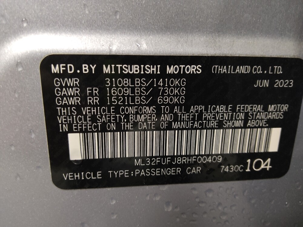 2024 Mitsubishi Mirage G4 in Tallahassee, FL 32304 - 18139931 33