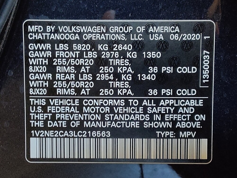 2020 Volkswagen Atlas in Pensacola, FL 32505 - 18139952 33