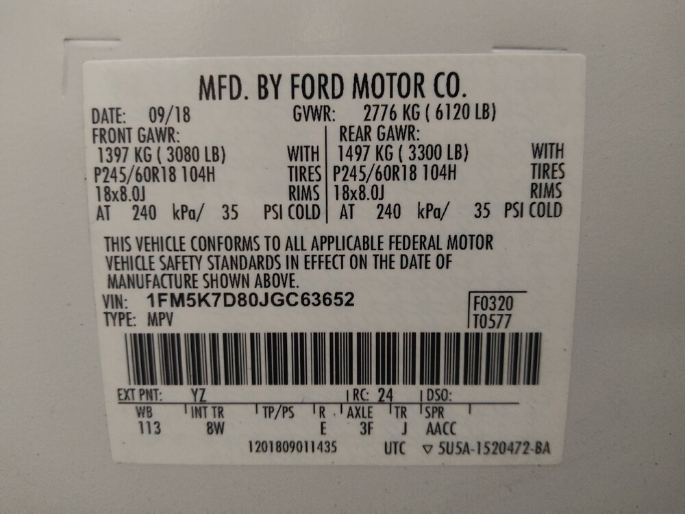2018 Ford Explorer in West Palm Beach, FL 33409 - 18139960 33