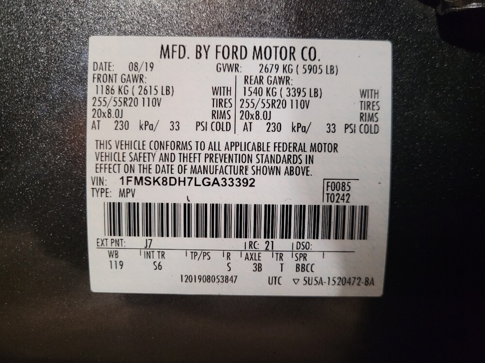 2020 Ford Explorer in Kissimmee, FL 34744 - 18139970 33
